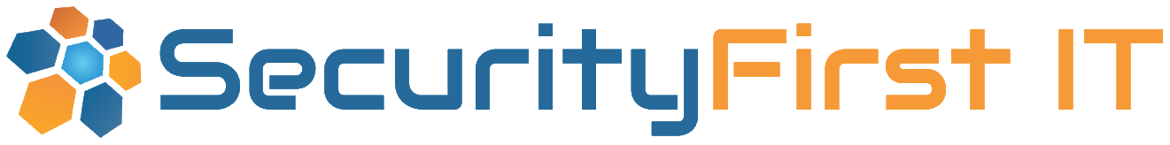 Security First IT logo with emblem transparent